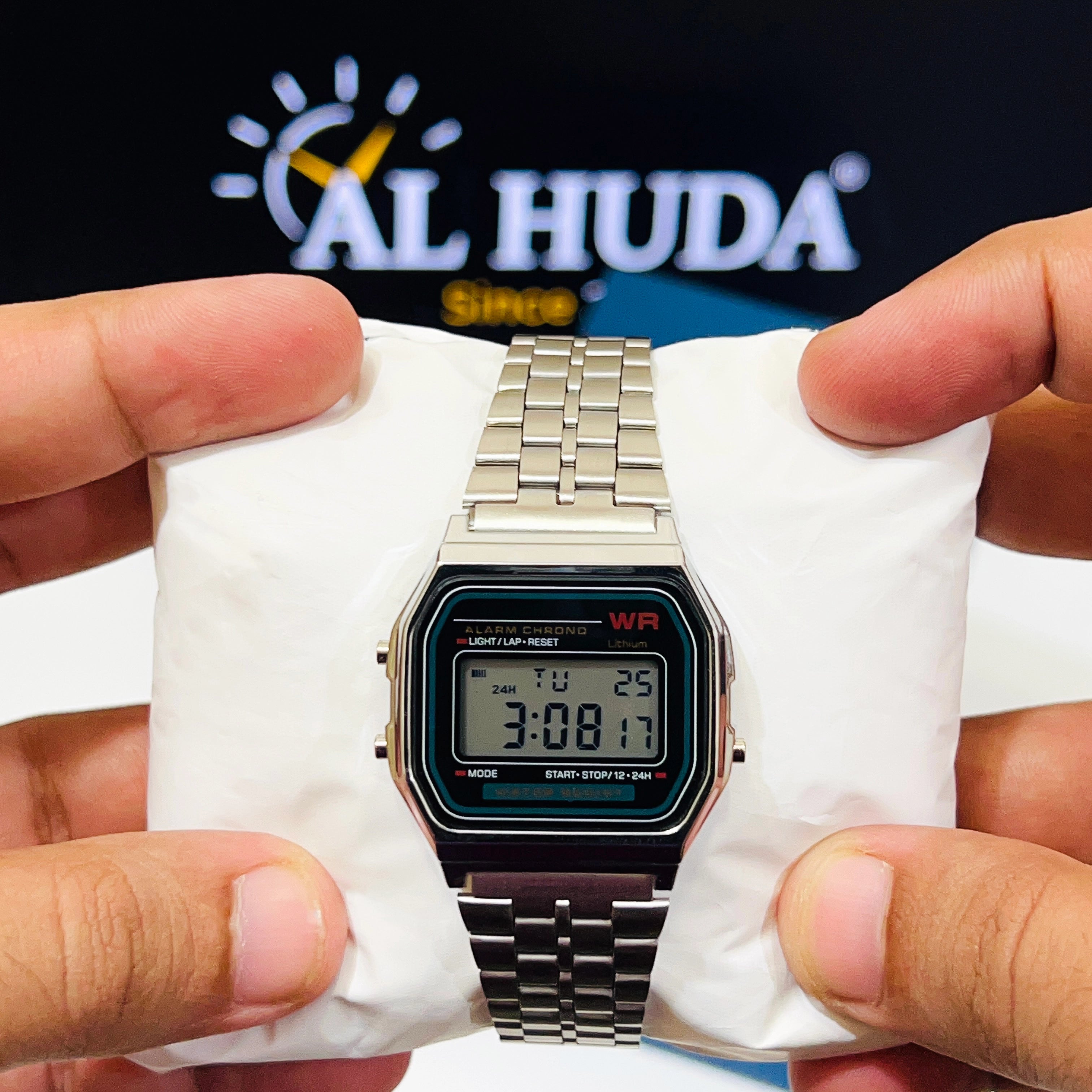 7 | Citron The Classic Silver Digital Watch WITH FREE BOX