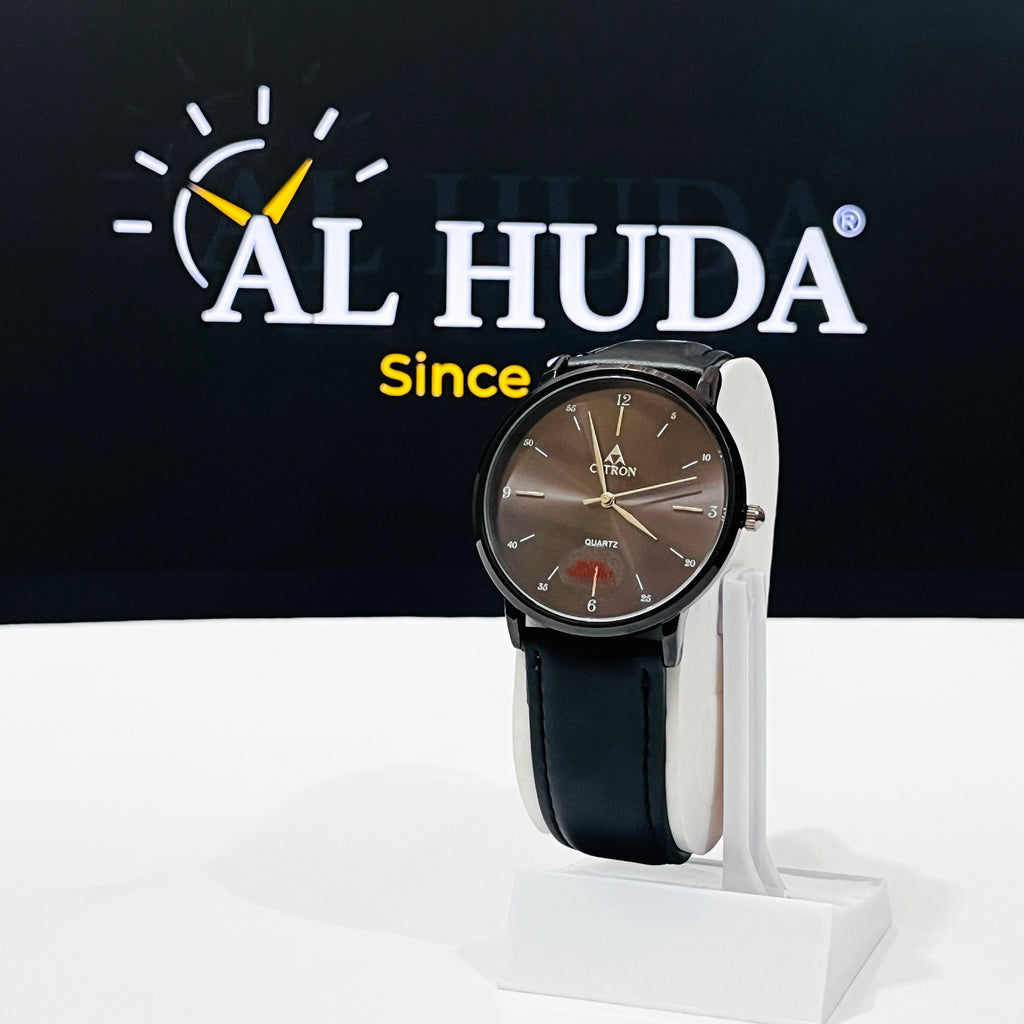 C | Citron Midnight Full Black Watch WITH FREE BOX